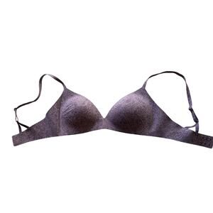 Lululemon Take Shape Bra Purple Floral Detail‎ – Size 34C Wire-Free Sports Bra